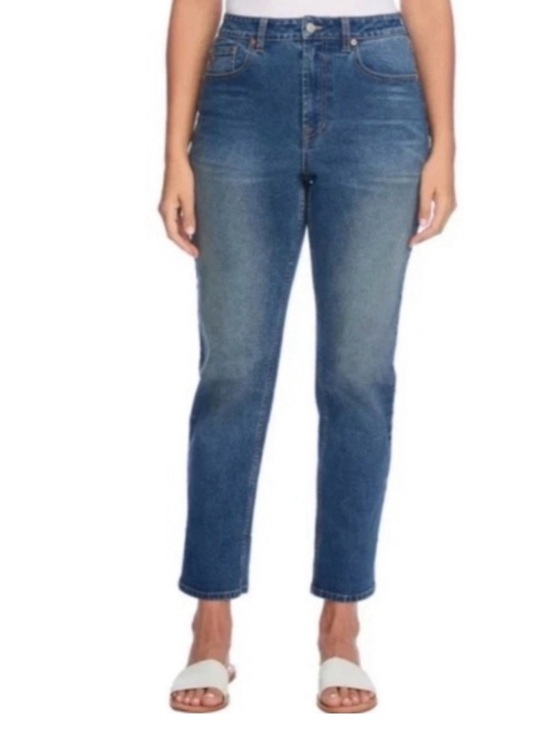 Frye Denim - Frye High Rise Cuff Denim Jeans in Amari Wash